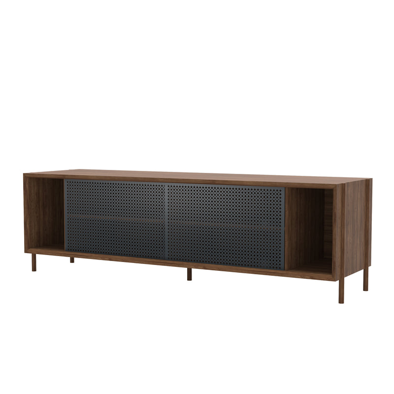 Hartô - Gabin Sideboard | 162 cm / Walnuss/schiefergrau