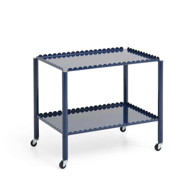 HAY - Arcs Trolley | niedrig / steel blue