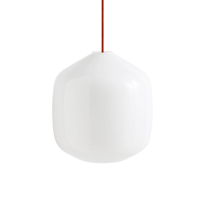 HAY - Buoy Glass Pendelleuchte | Ø 30 cm / rusty red