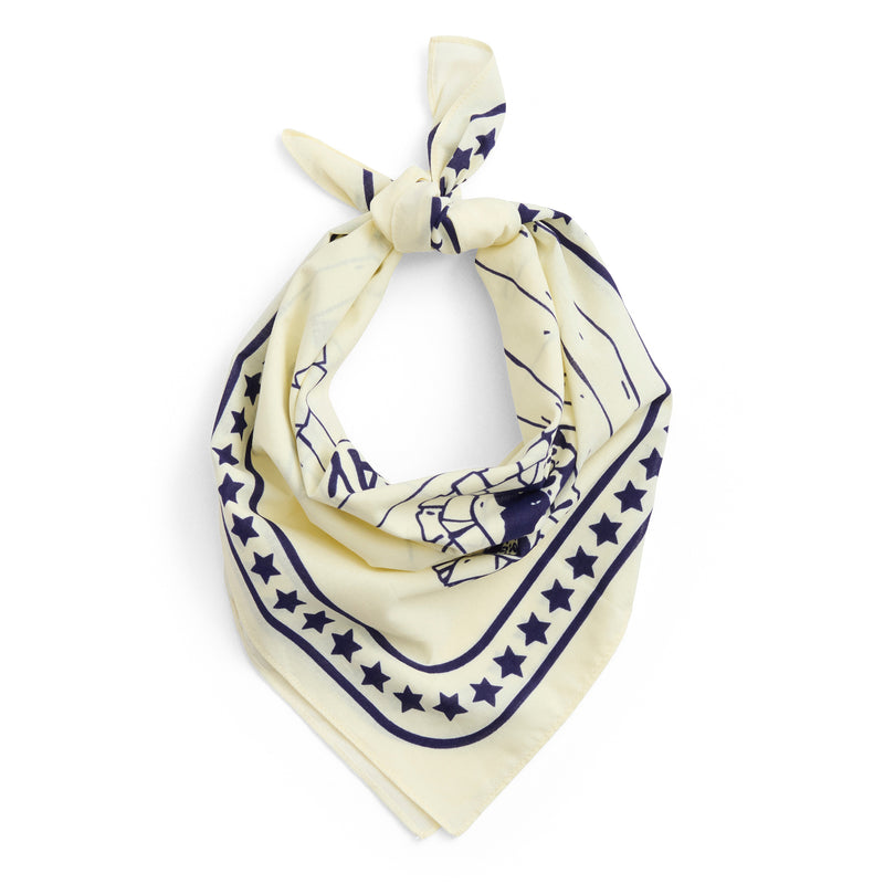 HAY - Dogs Hundetuch | off-white/blue