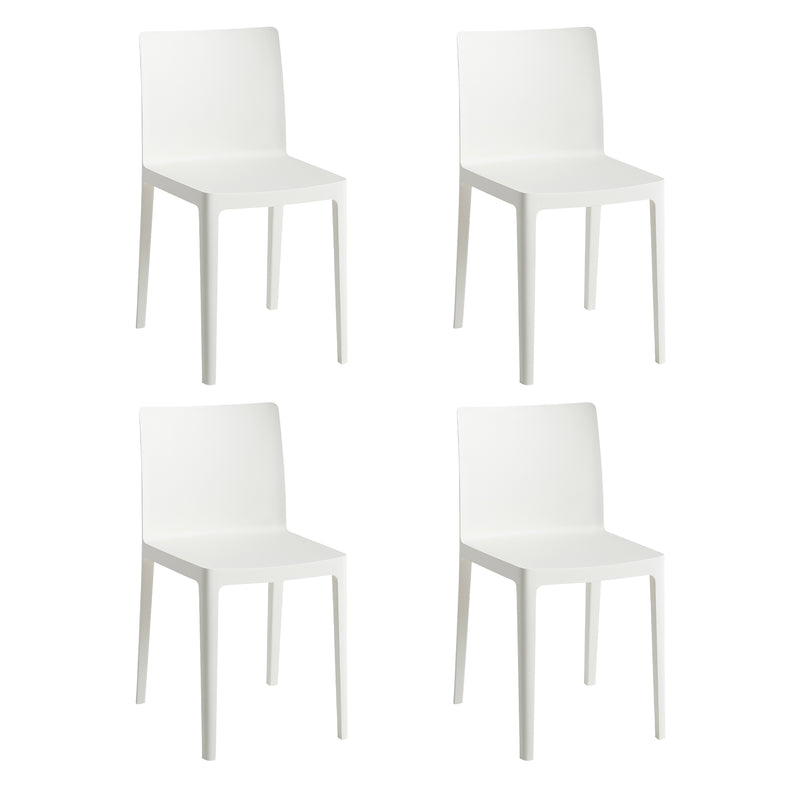 HAY - Élémentaire Chair Set | 4er-Set / cremeweiß