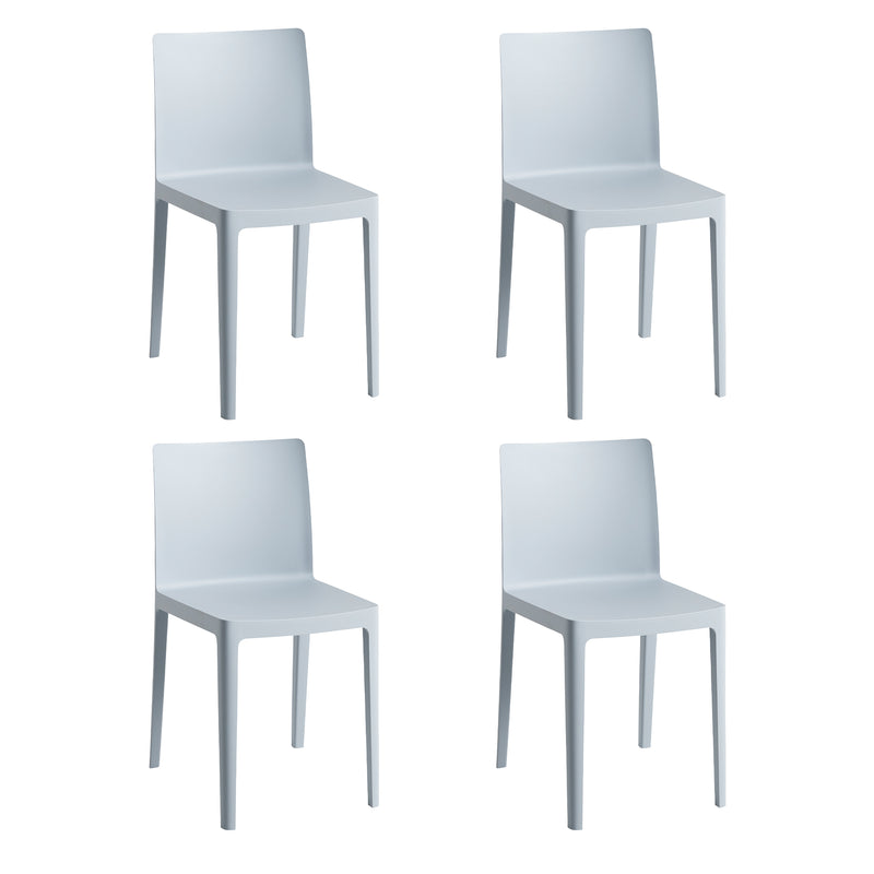 HAY - Élémentaire Chair Set | 4er-Set / graublau