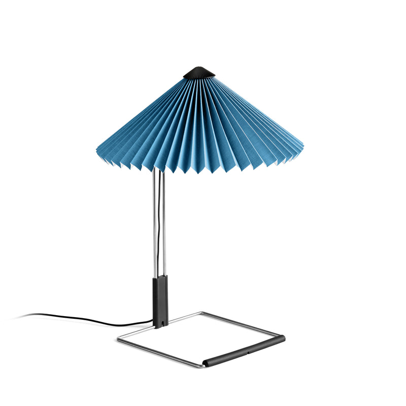 HAY - Matin LED Tischleuchte | S / placid blue/mirror