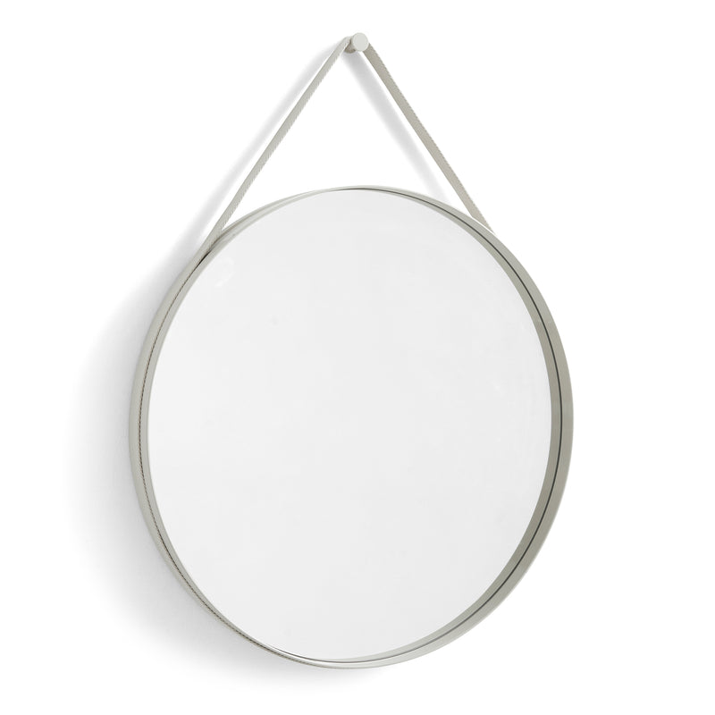 HAY - Strap Mirror | Ø 70 cm / light grey