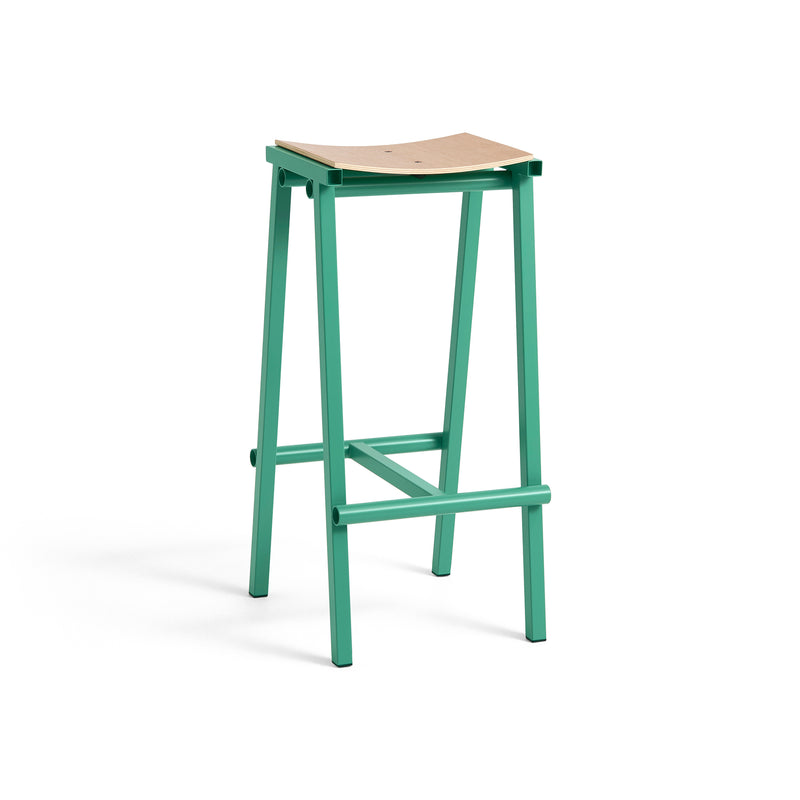 HAY - Taburete 8 Barhocker | hoch / jade / Eiche natur