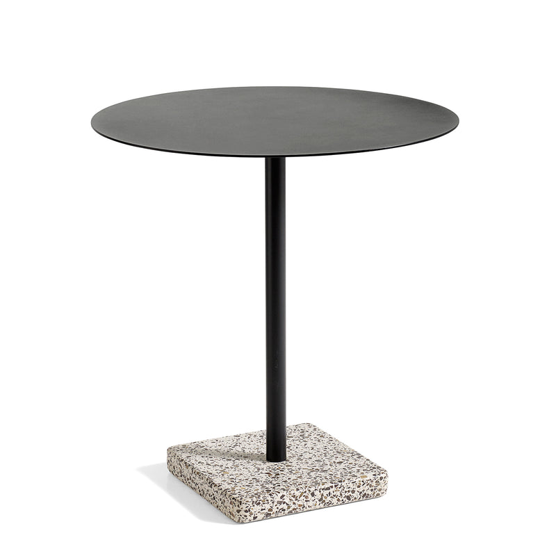 HAY - Terrazzo Tisch (rund) | dunkelgrau