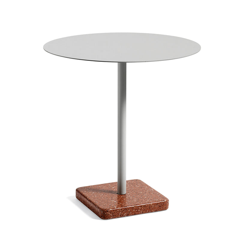 HAY - Terrazzo Tisch (rund) | hellgrau
