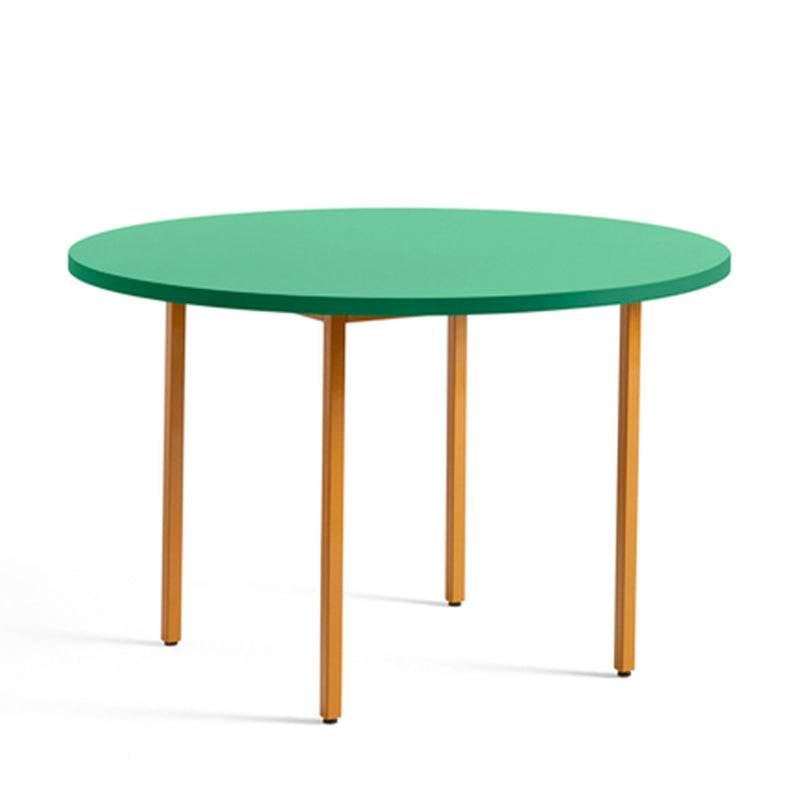 HAY - Two-Colour Esstisch rund | Ø 120 cm / mint/ocker