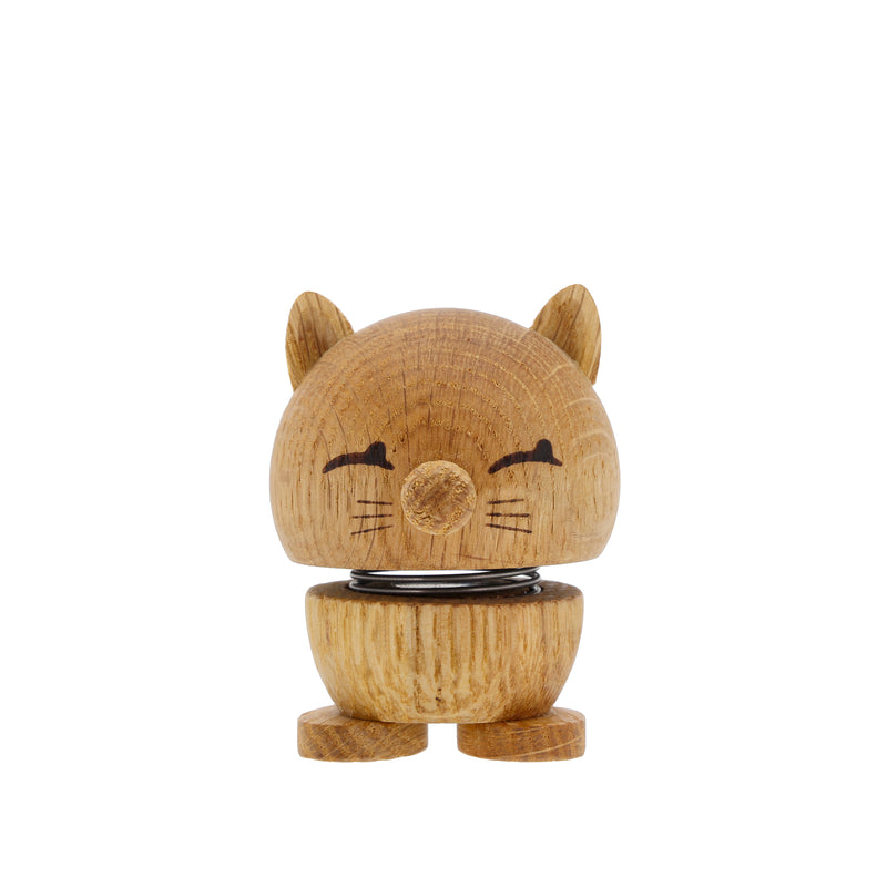 Hoptimist - Dog & Cat Dekofigur | Cat / eiche