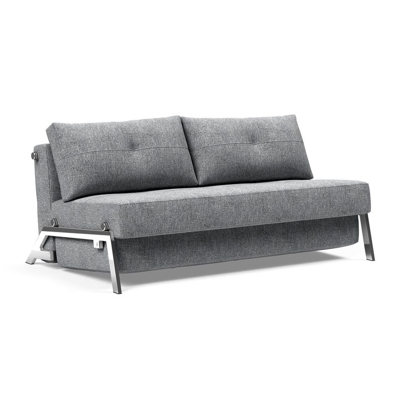 Innovation Living - Cubed 160 Schlafsofa | Innovation Living (565 Twist), granitgrau / chrom