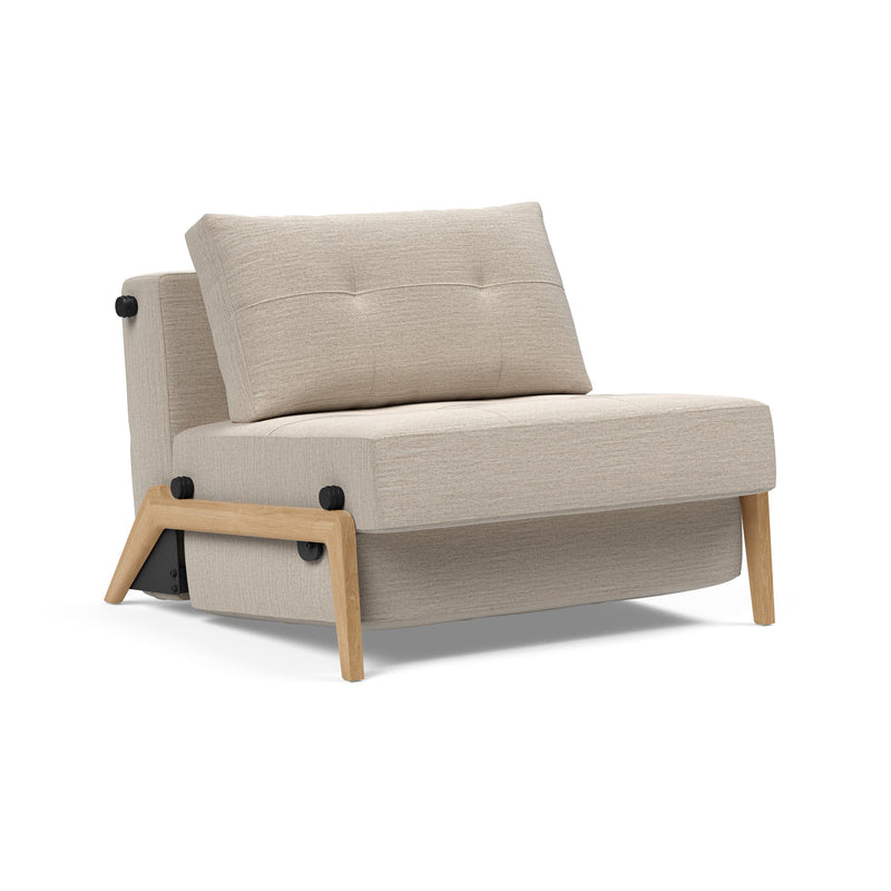 Innovation Living - Cubed 90 Sessel | Innovation Living, sand (612 Blida) / Eiche