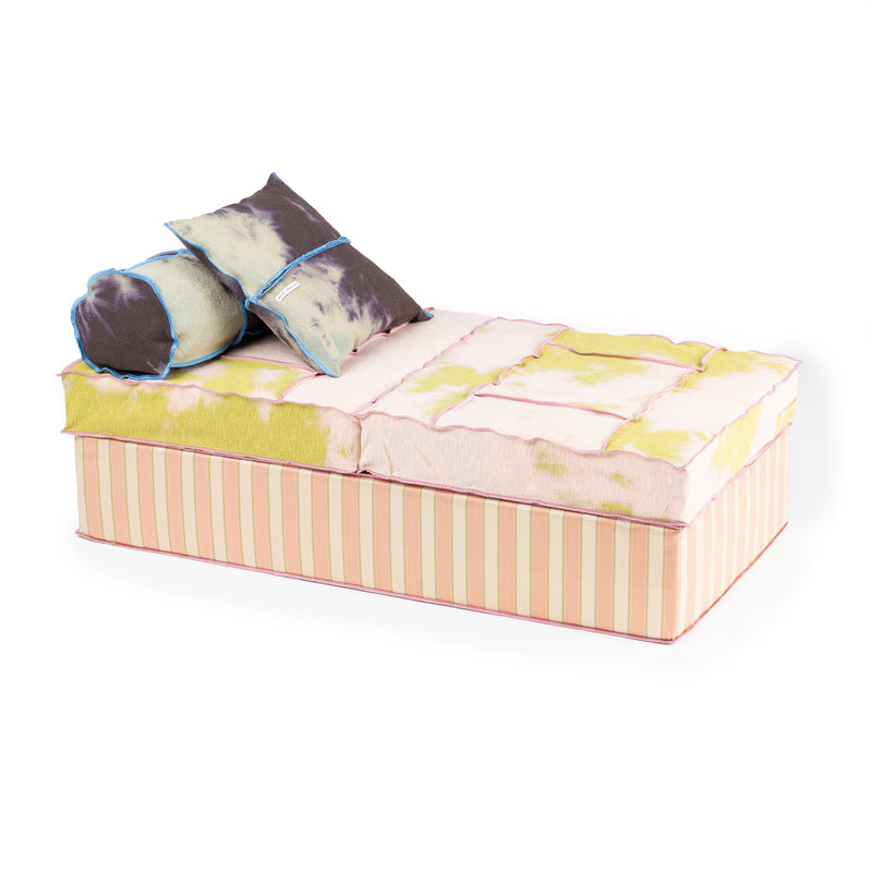 Juslin Maunula - Sofa | Konfiguration 4 / schubert pink/marble achillea/marble espresso