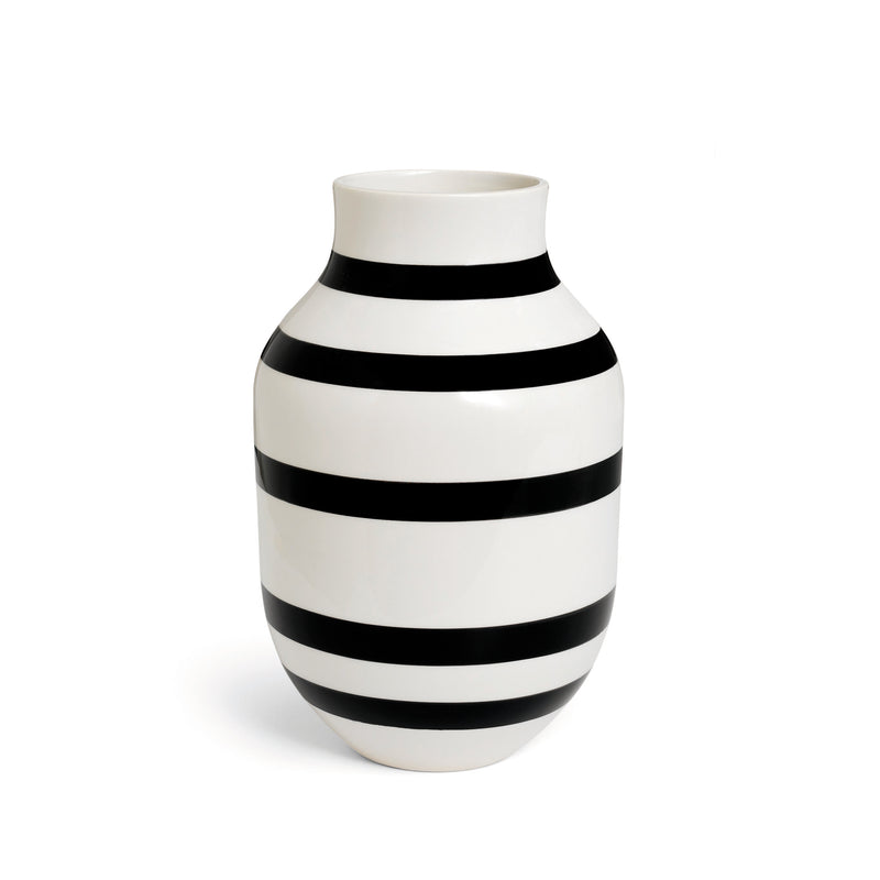 Kähler Design - Omaggio Vase | H 31 cm / schwarz