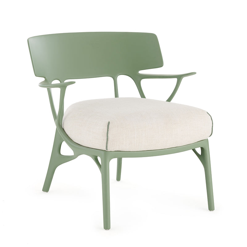 Kartell - A.I. Lounge Chair | grün/weiß