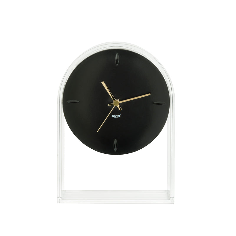 Kartell - Air du Temps Tischuhr | schwarz