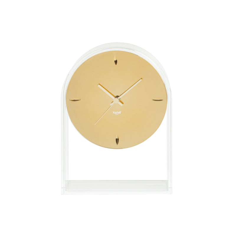 Kartell - Air du Temps Tischuhr | gold