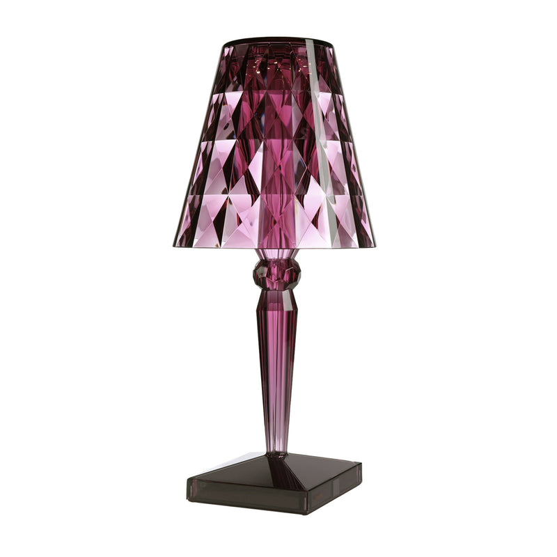Kartell - Big Battery Tischleuchte | pflaume