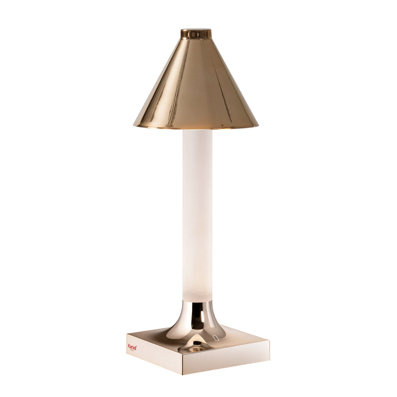 Kartell - Goodnight LED Akkuleuchte mit Diffusor | kupfer