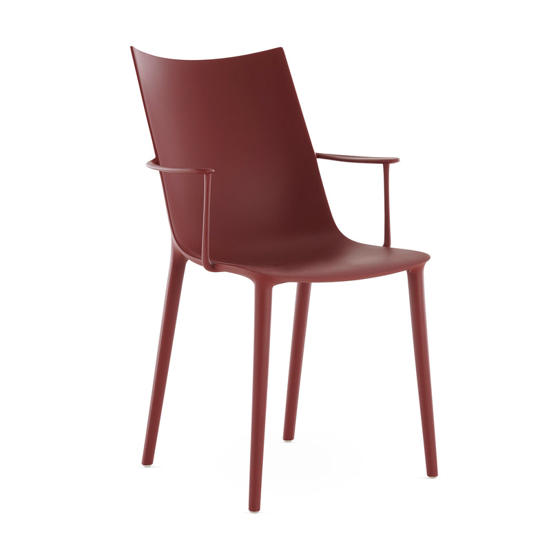 Kartell - H.H.H. Armlehnstuhl | matt burgundy