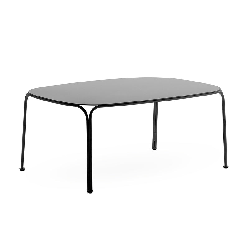 Kartell - Hiray Gartentisch niedrig | schwarz
