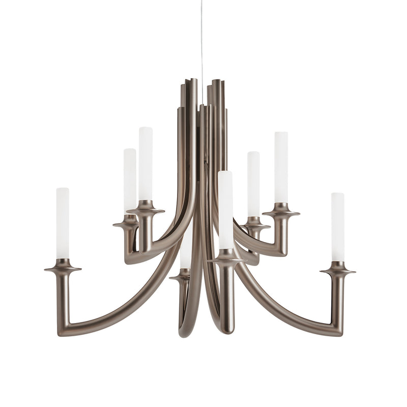 Kartell - Khan Kronleuchter | bronzefarben matt