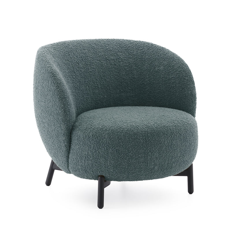 Kartell - Lunam Sessel | Curly petrol (C4)