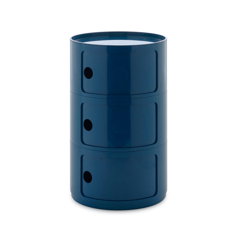 Kartell - New Big Componibili Container | H 69,5 cm / blau