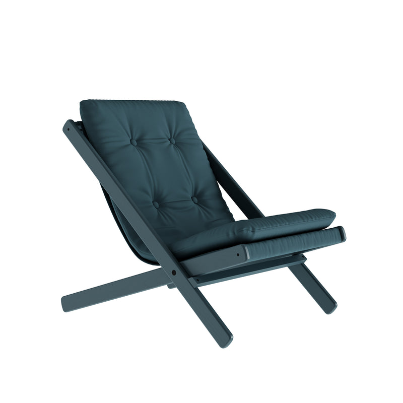 Karup Design - Boogie Klappstuhl | 757 Petrol Blue / 213 blue breeze lacquered