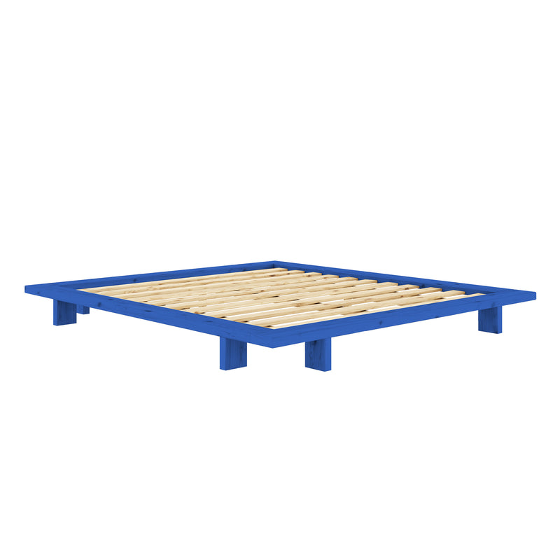 Karup Design - Futonbett Japan | 180 x 200 cm / Kiefer vivid blue