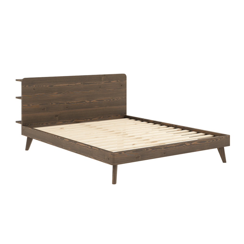 Karup Design - Retreat Bett | 160 x 200 cm / 106 Carob brown lacquered