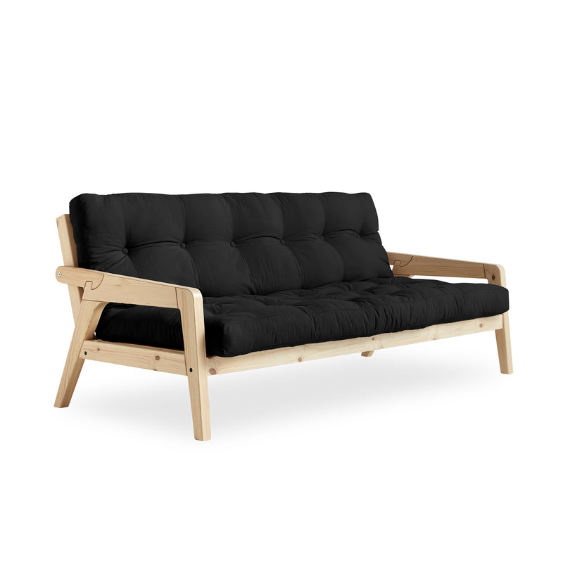 Karup Design - Grab Sofa | 734 Dark Grey / Kiefer natur