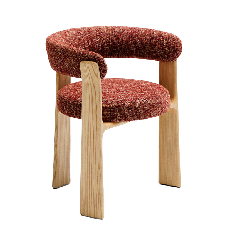 Kave Home - Granite Stuhl | Terracotta / Esche natur