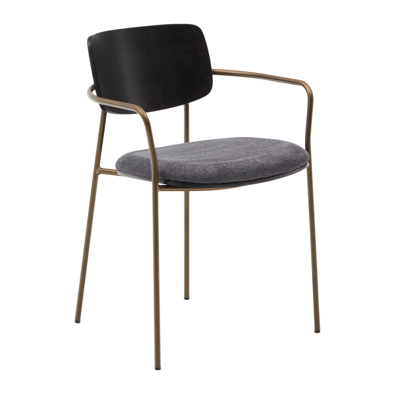Kave Home - Maureen Stuhl | Esche / messing
