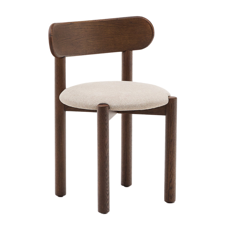 Kave Home - Nebai Esszimmerstuhl | braun