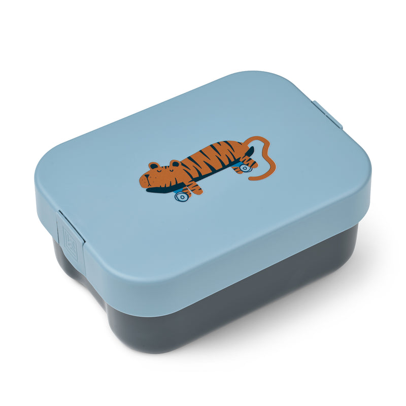 LIEWOOD - Kamil Lunchbox | Tiger/beach blue