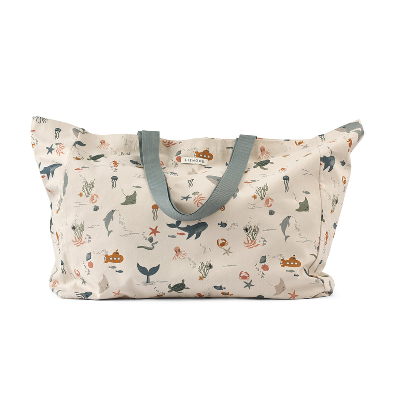 LIEWOOD - Maxi Tragetasche | sea creature/sandy