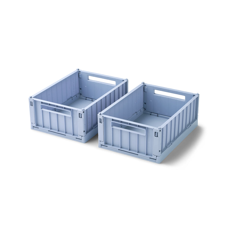 LIEWOOD - Weston Aufbewahrungsbox | 2er-Set / 25 x 18 x 9,5 cm / dusty lavender