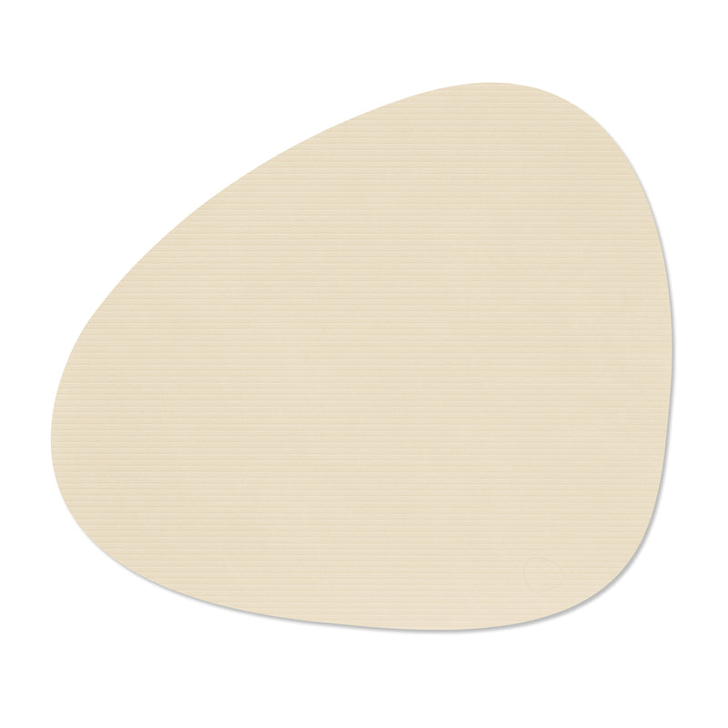 Lind DNA - Tischset Curve L | Corduroy / Corduroy vanilla