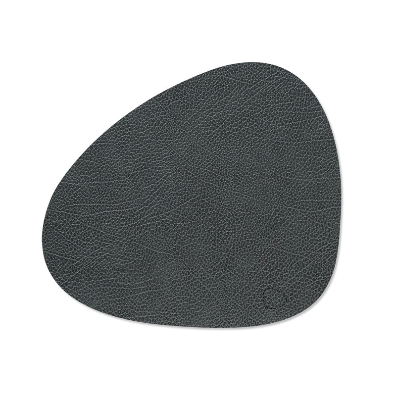 Lind DNA - Tischset Curve M | Hippo schwarz-anthrazit