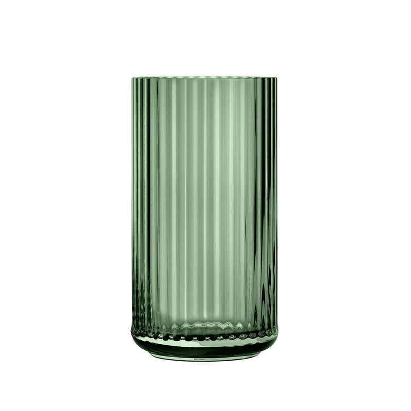 Lyngby Porcelæn - Glasvase H 20 cm | grün