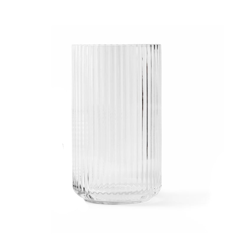 Lyngby Porcelæn - Glasvase H 20 cm | transparent
