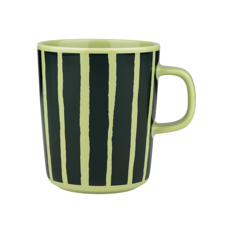 Marimekko - Oiva Piccolo Becher mit Henkel | 250 ml / pear/dark green