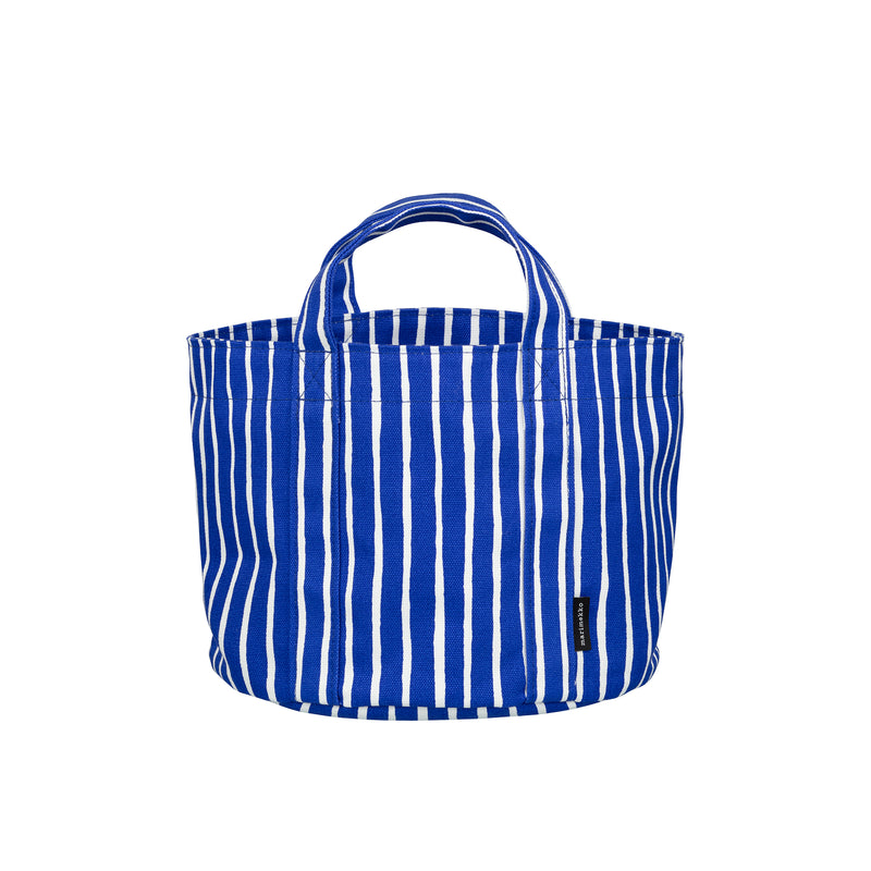 Marimekko - Piccolo Wäschekorb | 25 x 20 cm / blau/weiß
