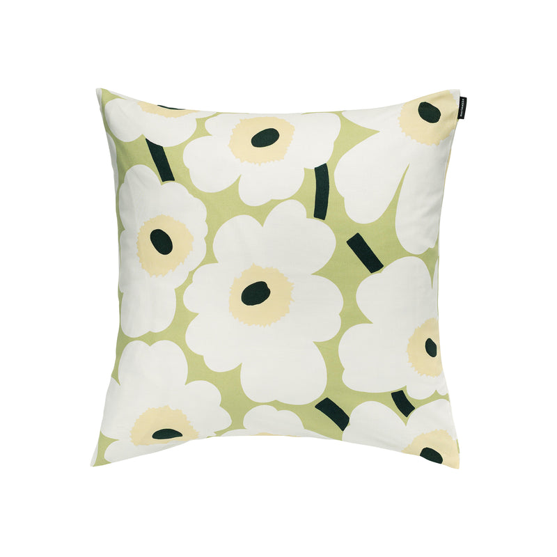 Marimekko - Pieni Unikko Kissenbezug | 50 x 50 cm / pear/off white/melon