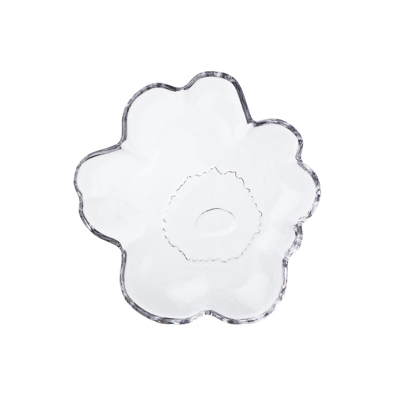 Marimekko - Unikko Glasteller | 13 cm / transparent