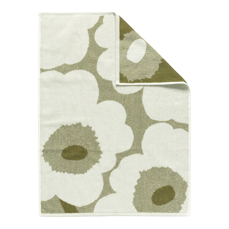 Marimekko - Unikko Handtuch | green umber/cream