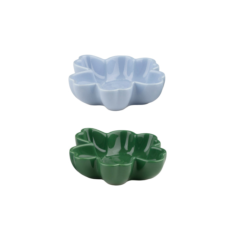 Marimekko - Unikko Schalen-Set | hellblau/grün