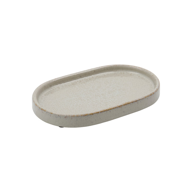 Meraki - Datura Tablett | 20 x 12,5 cm / shellish grey