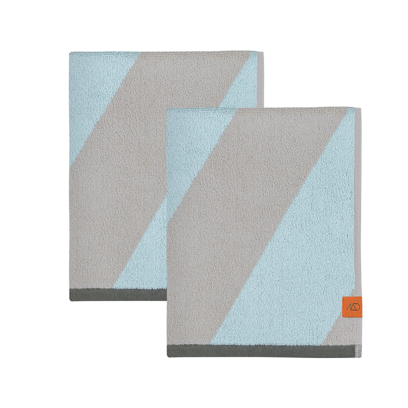 Mette Ditmer - Diagonal Gästehandtuch | mint
