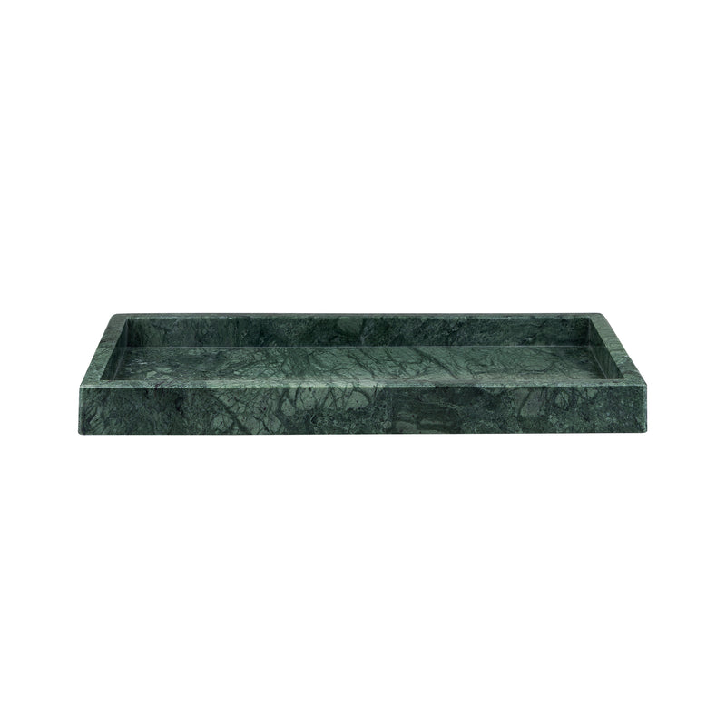 Mette Ditmer - Marble Tablett | 16 x 31 cm / dark forest